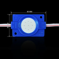 LED модуль BRT COB 2.4Вт круглий BLUE 12В IP65 Синій